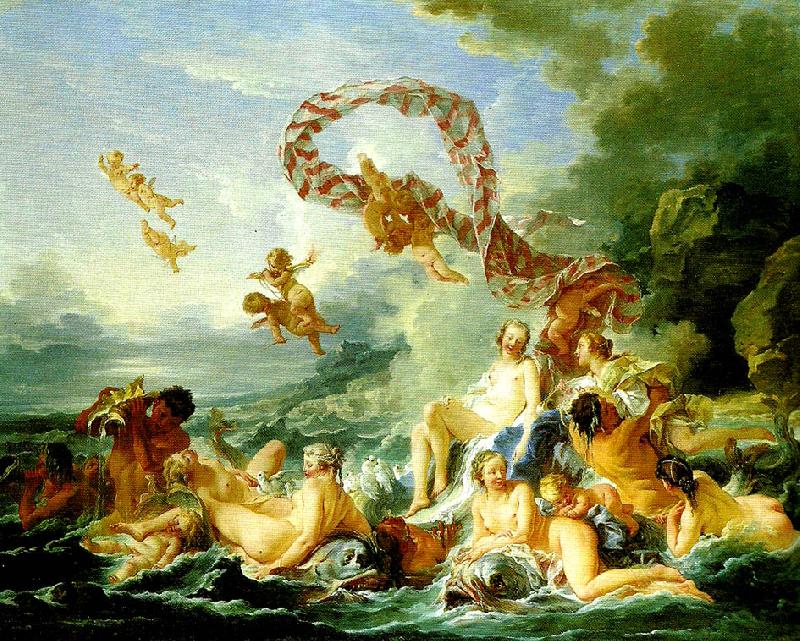 Francois Boucher venus triumf oil painting picture